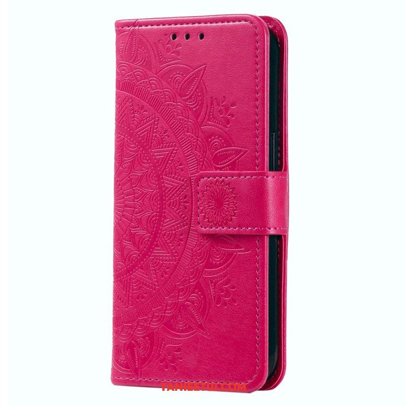 Etui Folio do Motorola Edge 40 Pro Mandala Sun Ze Smyczą