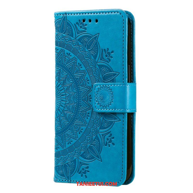 Etui Folio do Motorola Edge 40 Pro Mandala Sun Ze Smyczą