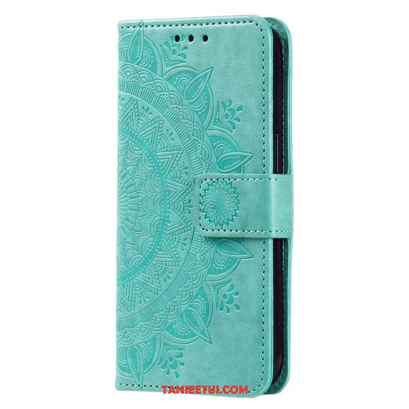 Etui Folio do Motorola Edge 40 Pro Mandala Sun Ze Smyczą