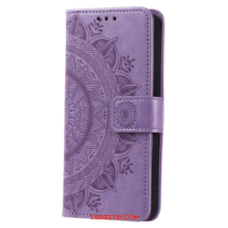 Etui Folio do Motorola Edge 40 Pro Mandala Sun Ze Smyczą