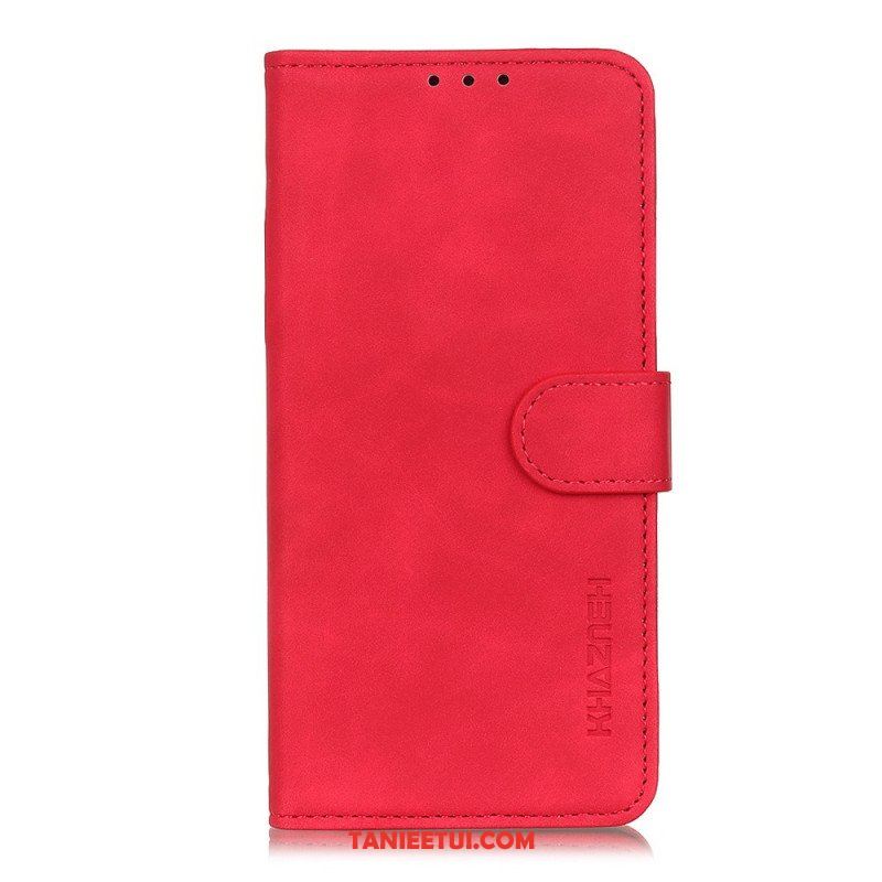 Etui Folio do OnePlus 10 Pro 5G Matowy Efekt Skóry Vintage Khazneh