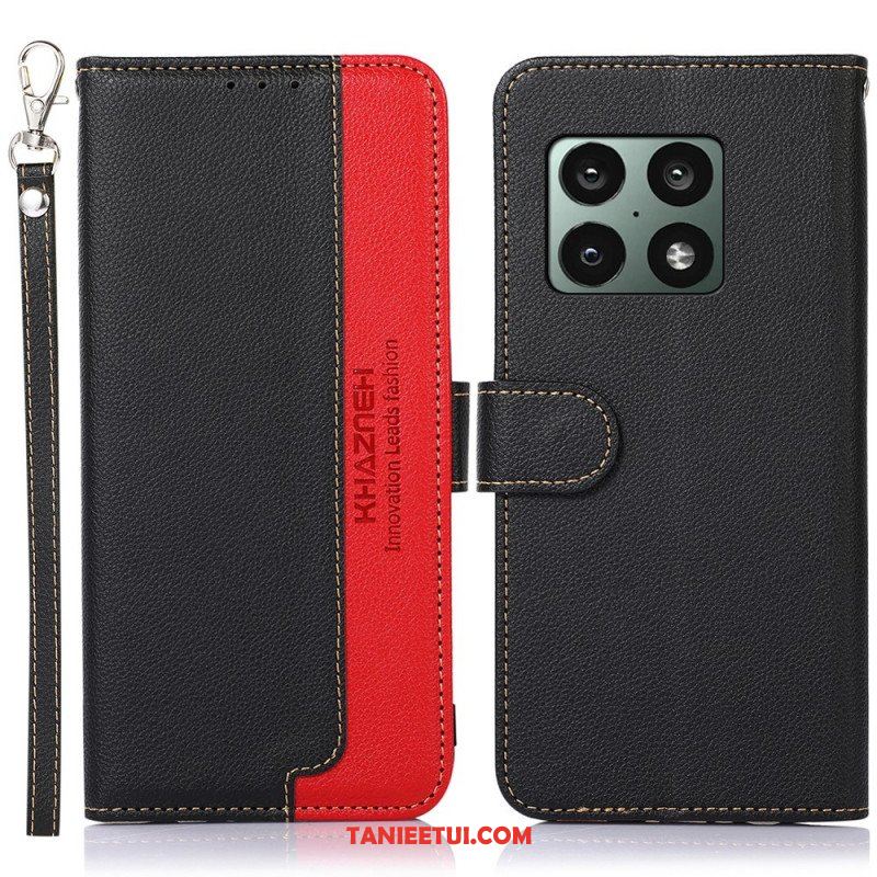 Etui Folio do OnePlus 10 Pro 5G Rfid Khazneh W Stylu Liczi