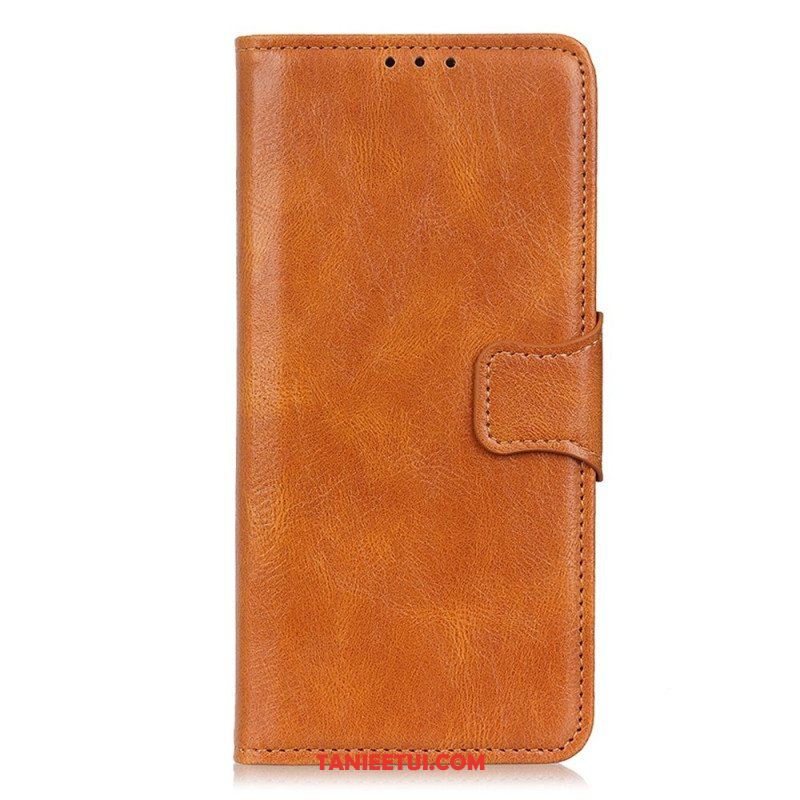 Etui Folio do OnePlus 10T 5G Stylowe Skórzane Zapięcie Dwustronne