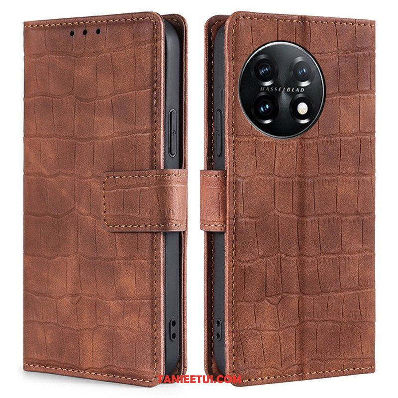 Etui Folio do OnePlus 11 5G Krokodyl