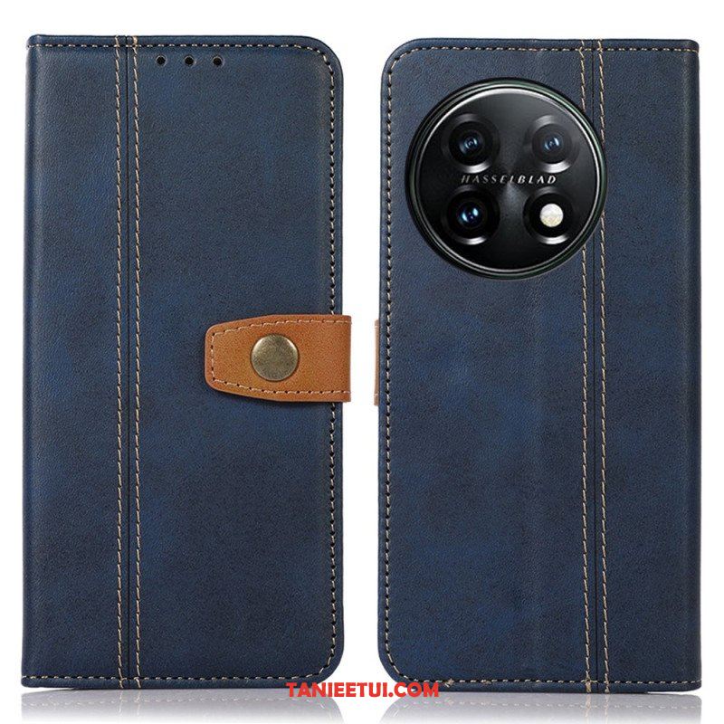 Etui Folio do OnePlus 11 5G Taśma Tapicerska