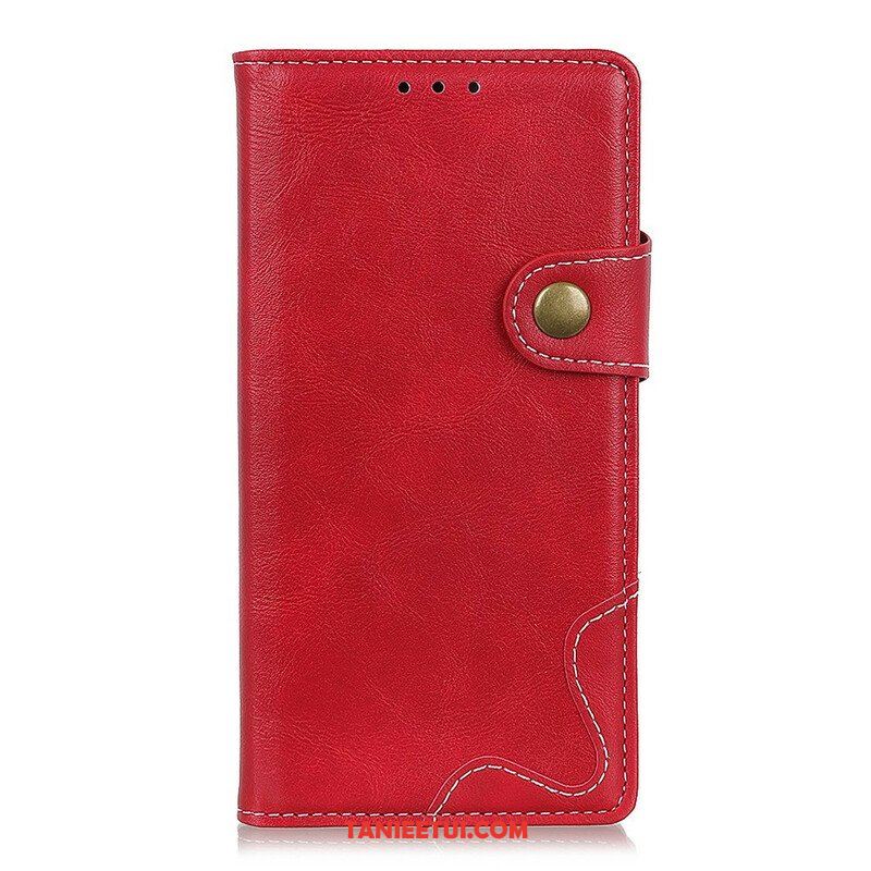 Etui Folio do OnePlus Nord 2 5G Artystyczny Guzik Do Szycia