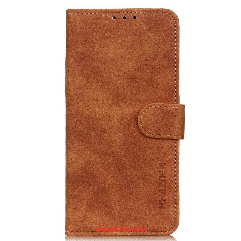 Etui Folio do OnePlus Nord 2 5G Matowy Efekt Skóry Vintage Khazneh