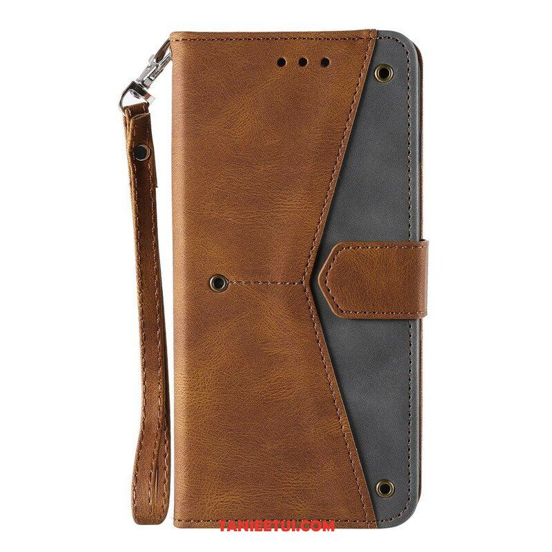 Etui Folio do OnePlus Nord 2 5G Szwy W Dotyku