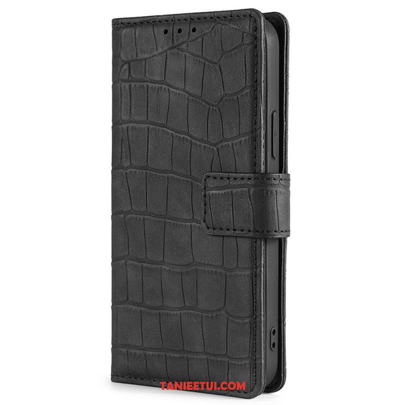 Etui Folio do OnePlus Nord 2T 5G Styl Skóry Krokodyla