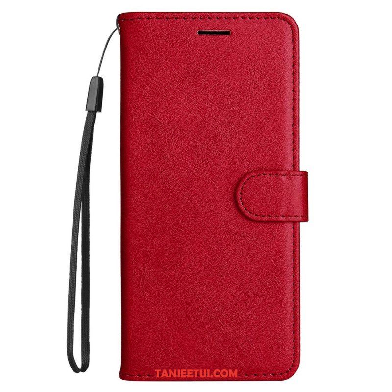 Etui Folio do OnePlus Nord 2T 5G z Łańcuch Etui Na Karty Ze Sztucznej Skóry