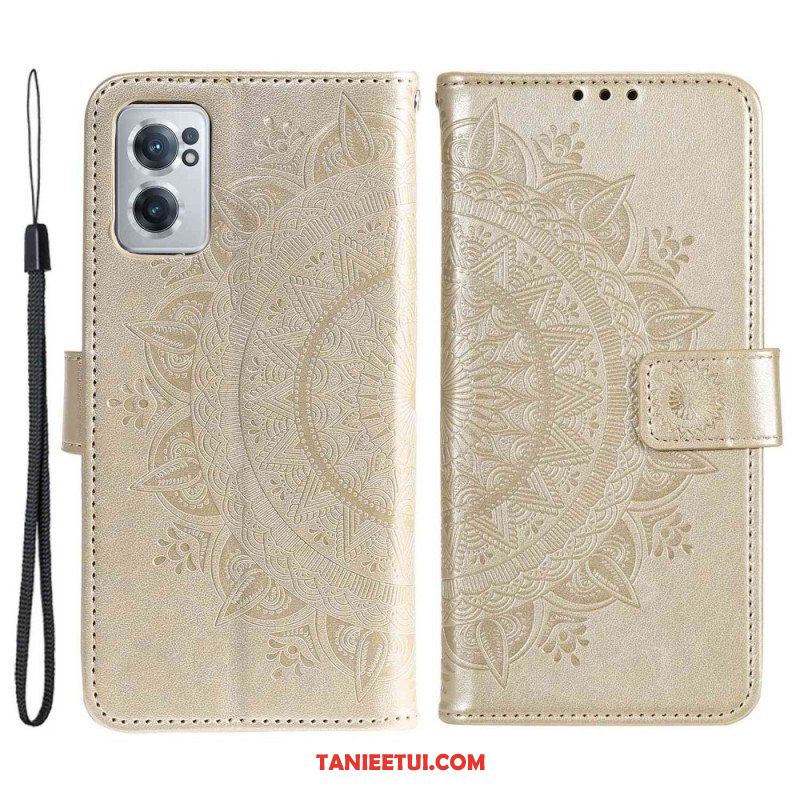 Etui Folio do OnePlus Nord CE 2 5G Kwiatowa Mandala