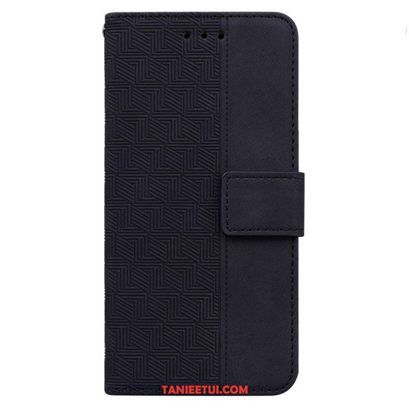 Etui Folio do OnePlus Nord CE 2 5G Przeszycia Ze Sztucznej Skóry