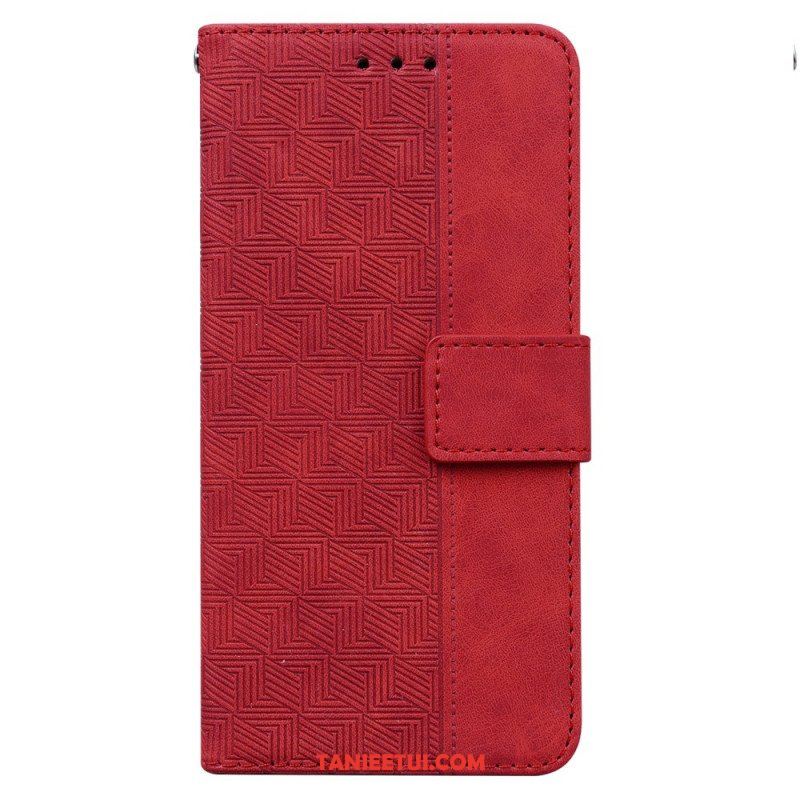 Etui Folio do OnePlus Nord CE 2 5G Przeszycia Ze Sztucznej Skóry