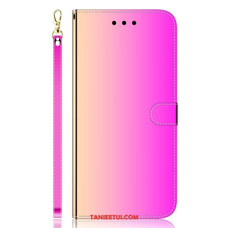 Etui Folio do OnePlus Nord CE 2 5G z Łańcuch Pasek Ze Sztucznej Skóry