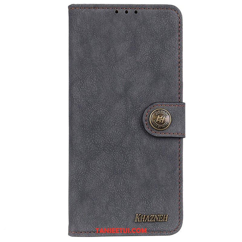 Etui Folio do OnePlus Nord CE 2 Lite 5G Skórzana Dwoina Vintage Khazneh