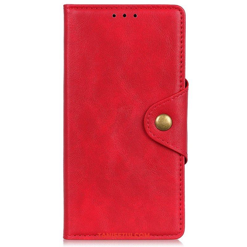 Etui Folio do OnePlus Nord CE 2 Lite 5G Stylowy Skórzany Guzik