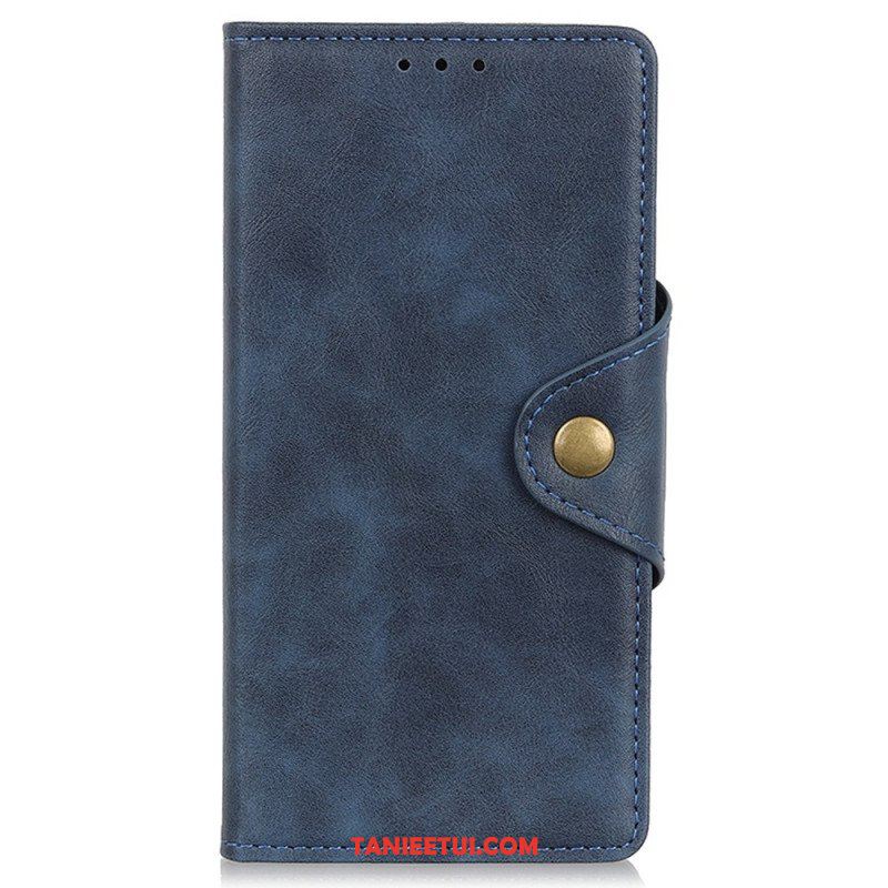 Etui Folio do OnePlus Nord CE 2 Lite 5G Stylowy Skórzany Guzik