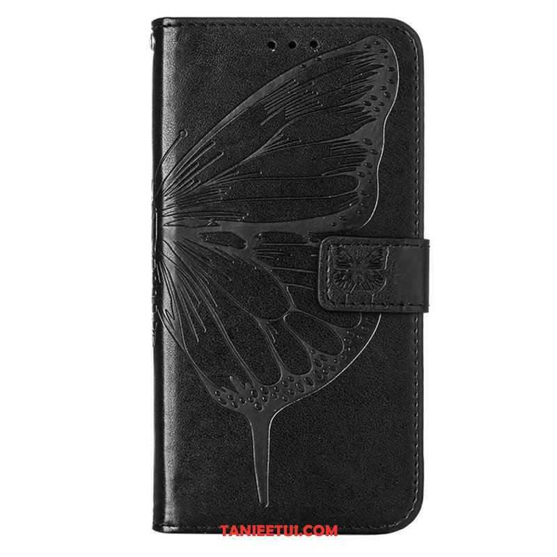 Etui Folio do OnePlus Nord CE 3 Lite 5G Motyl Ze Smyczą