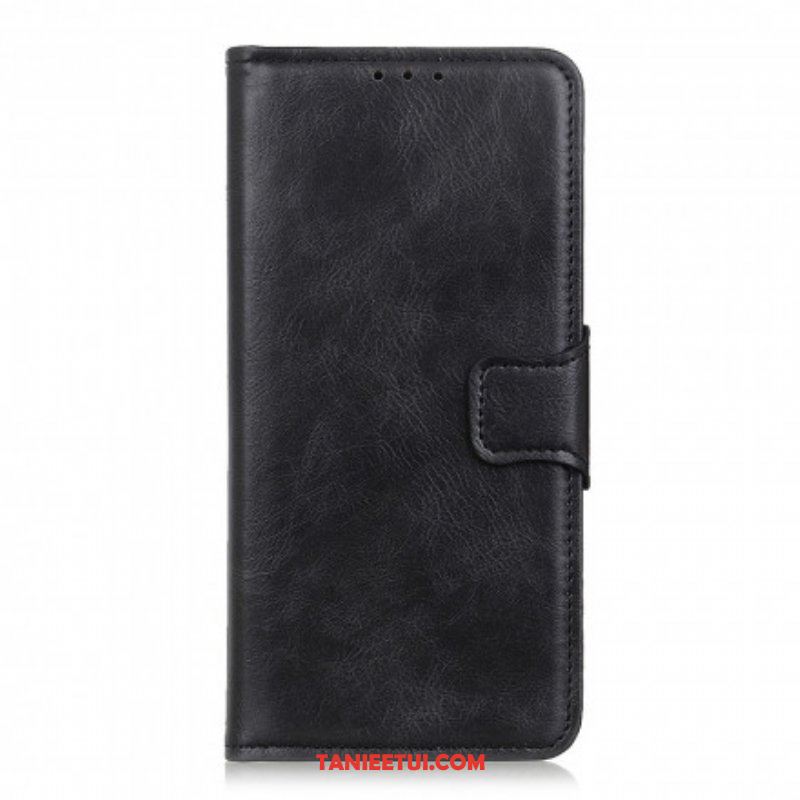 Etui Folio do Oppo A54 5G / A74 5G Dwustronne Zapięcie Z Efektem Skóry