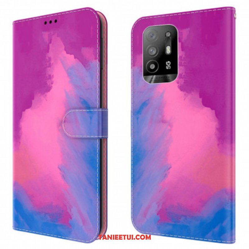 Etui Folio do Oppo A94 5G Akwarela