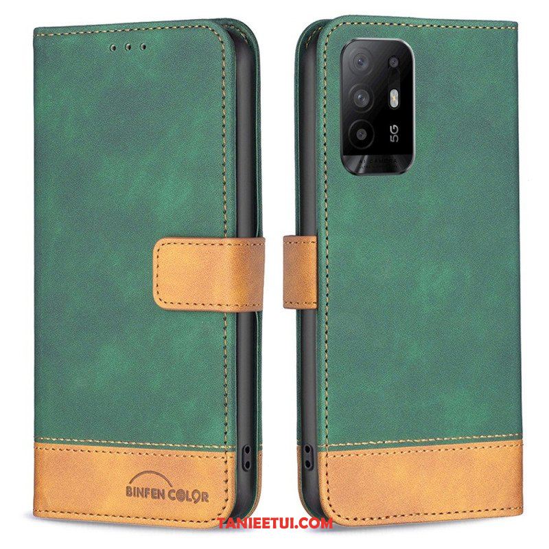 Etui Folio do Oppo A94 5G Dwubarwny