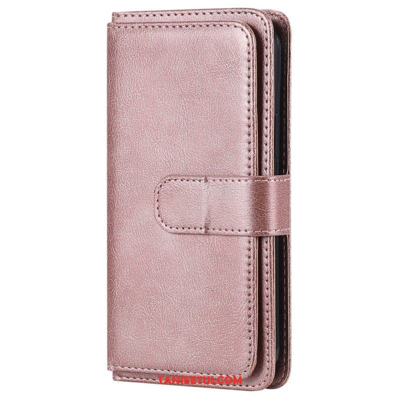 Etui Folio do Oppo A94 5G Etui Na Karty Ze Sztucznej Skóry