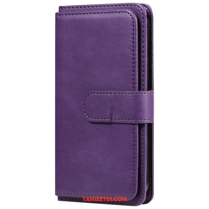 Etui Folio do Oppo A94 5G Etui Na Karty Ze Sztucznej Skóry