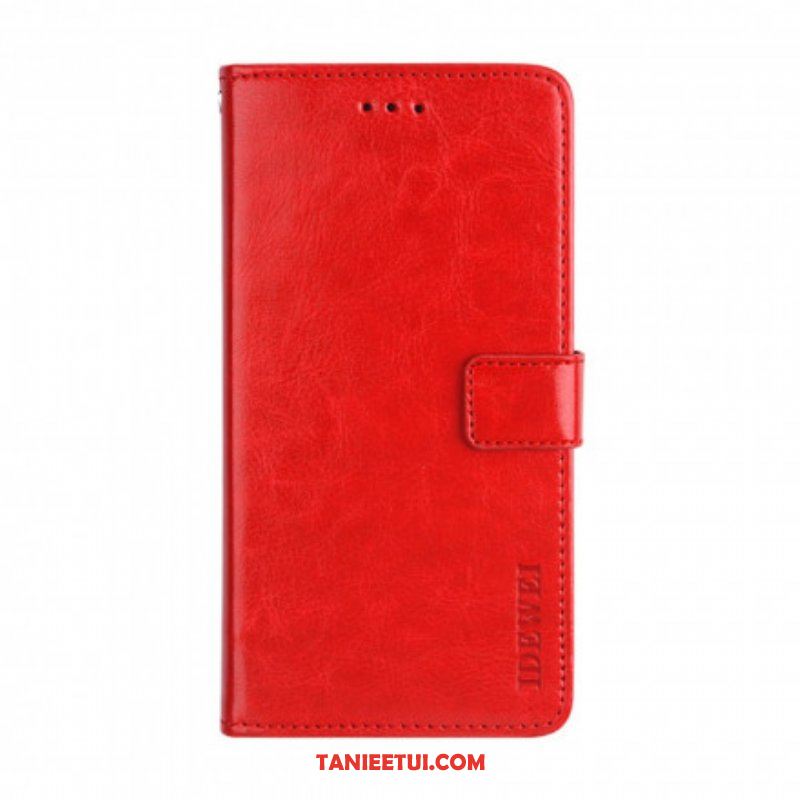 Etui Folio do Oppo A94 5G Imitacja Skóry Idewei