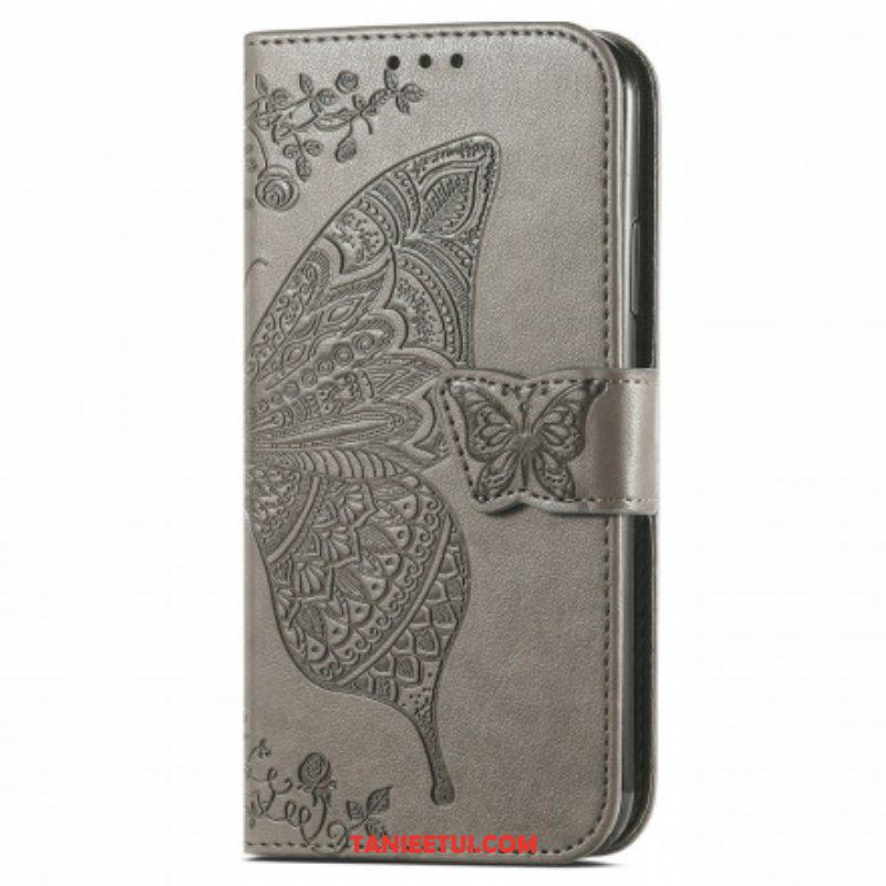 Etui Folio do Oppo A94 5G Pół Motyle