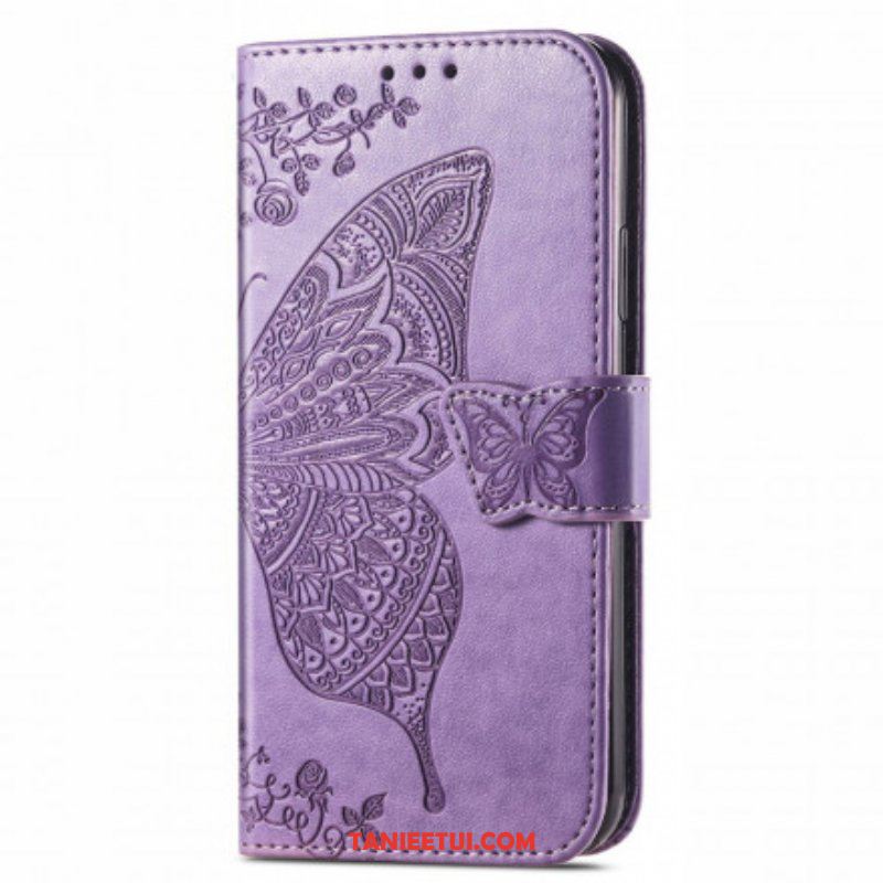 Etui Folio do Oppo A94 5G Pół Motyle