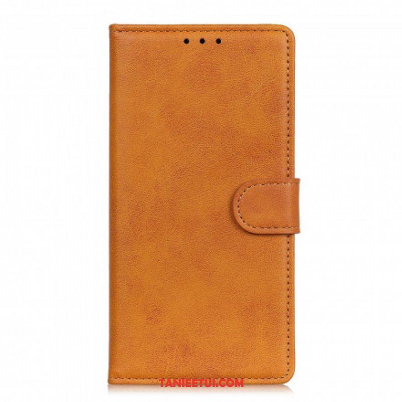 Etui Folio do Oppo A94 5G Retro Matowy Efekt Skóry