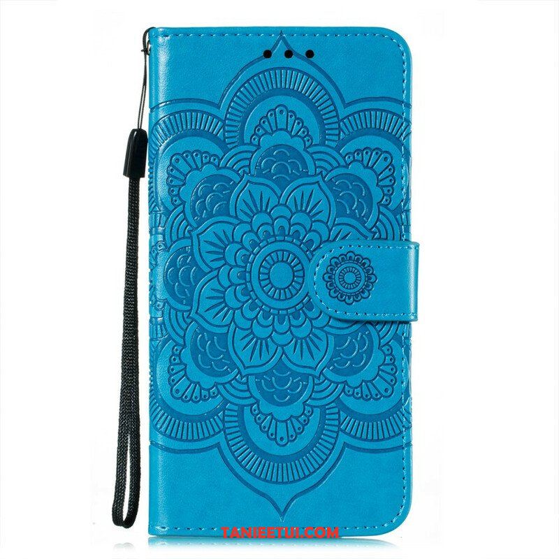 Etui Folio do Oppo Find X3 Neo z Łańcuch Mandala Z Pełnym Paskiem