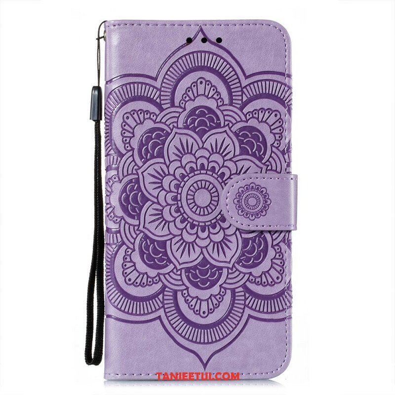 Etui Folio do Oppo Find X3 Neo z Łańcuch Mandala Z Pełnym Paskiem