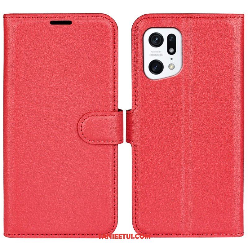 Etui Folio do Oppo Find X5 Klasyczny