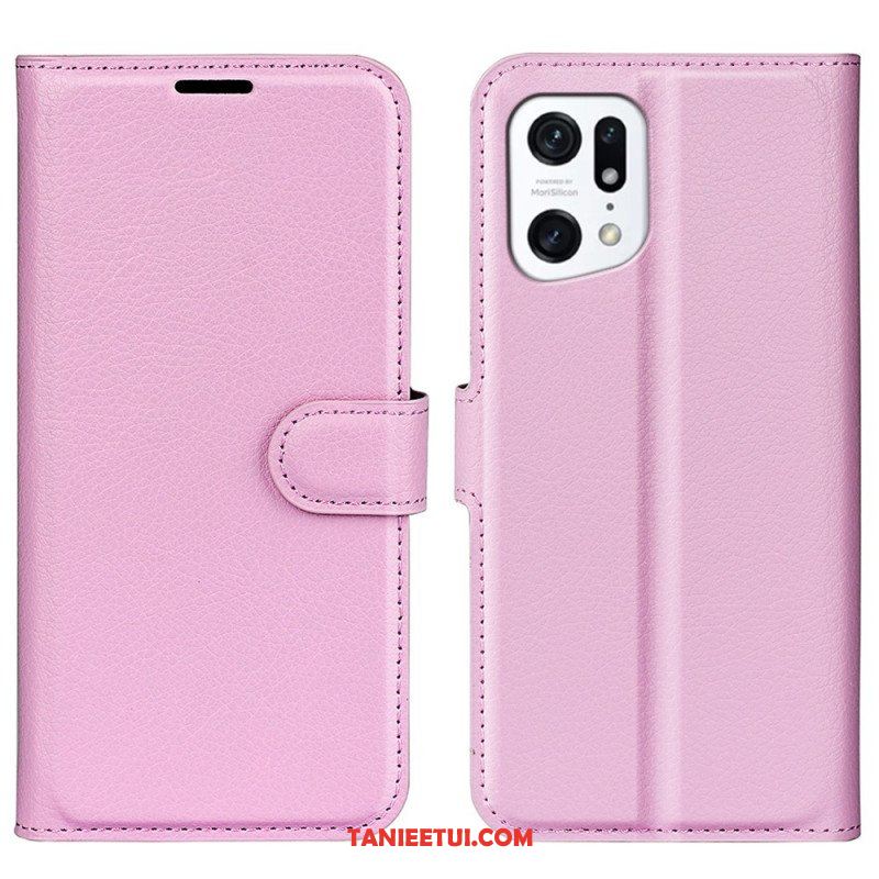 Etui Folio do Oppo Find X5 Klasyczny