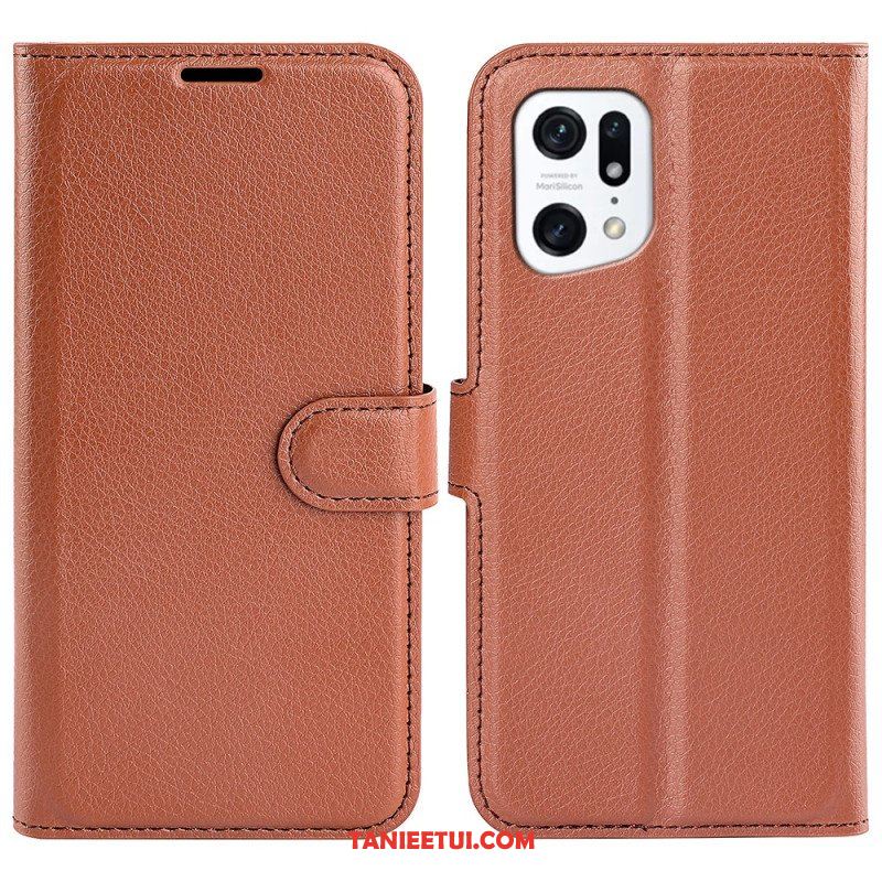 Etui Folio do Oppo Find X5 Klasyczny