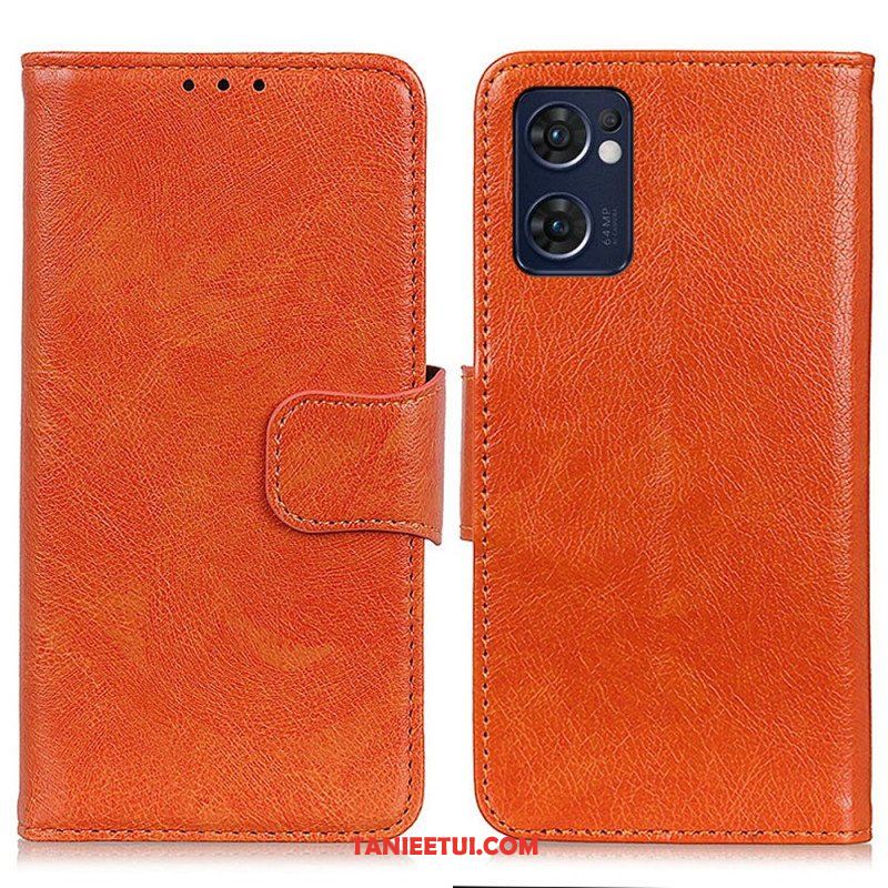 Etui Folio do Oppo Find X5 Lite Dwoina Skóry Nappa