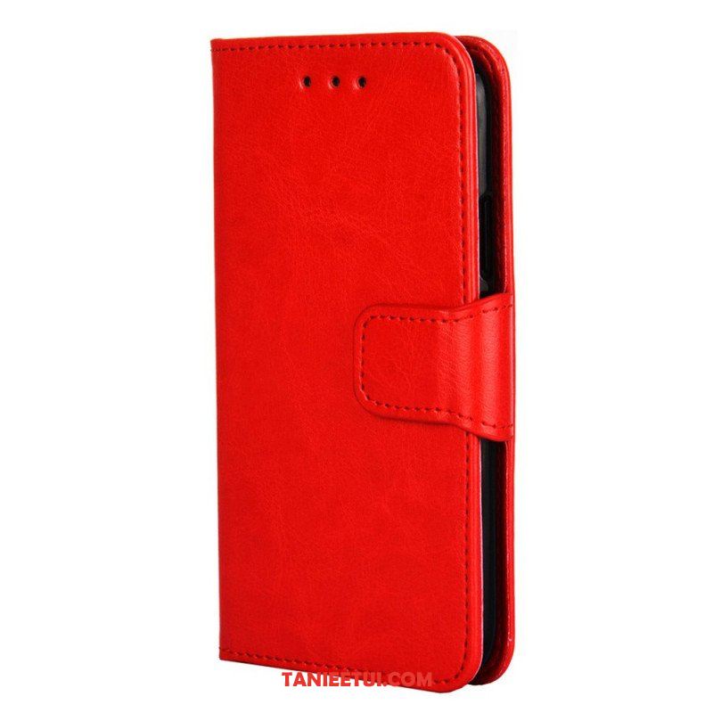 Etui Folio do Oppo Find X5 Pro Skórzany Styl Retro