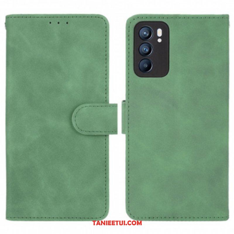 Etui Folio do Oppo Reno 6 5G Dotyk Skóry