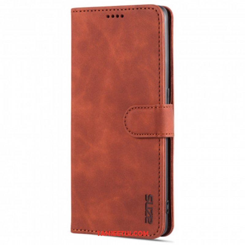 Etui Folio do Oppo Reno 6 5G Efekt Skóry Azns