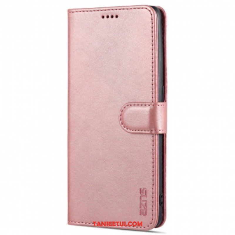 Etui Folio do Oppo Reno 6 5G Efekt Skóry Azns