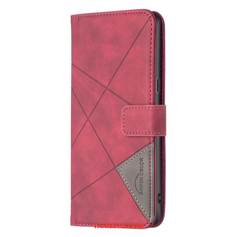 Etui Folio do Oppo Reno 7 Binfen Color Skórzana Stylizacja