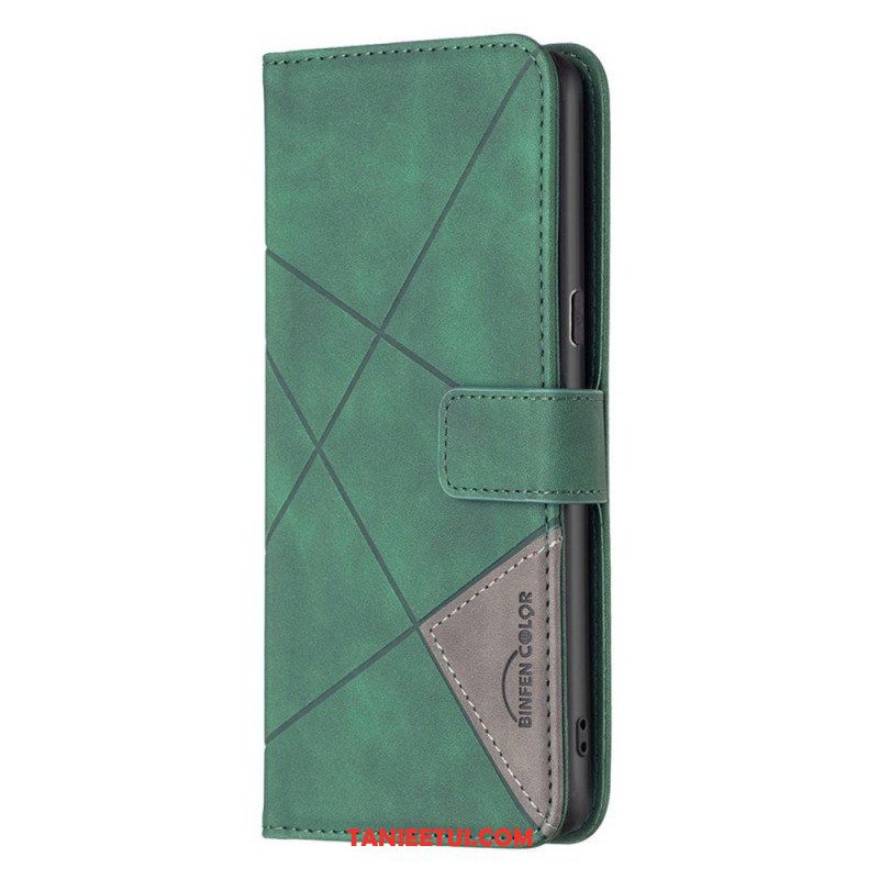 Etui Folio do Oppo Reno 7 Binfen Color Skórzana Stylizacja