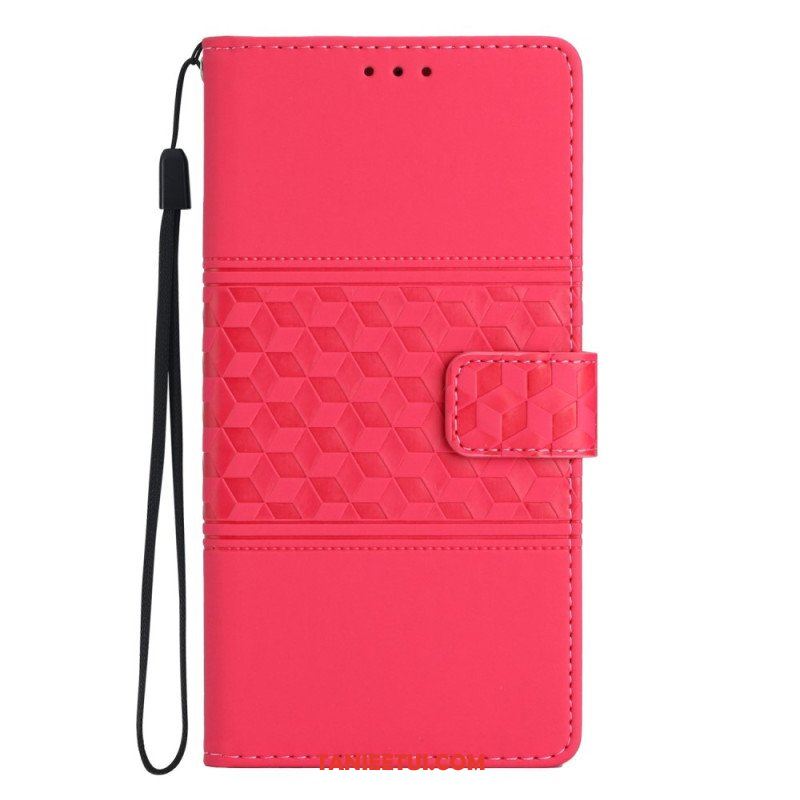 Etui Folio do Oppo Reno 8 Kostki 3d