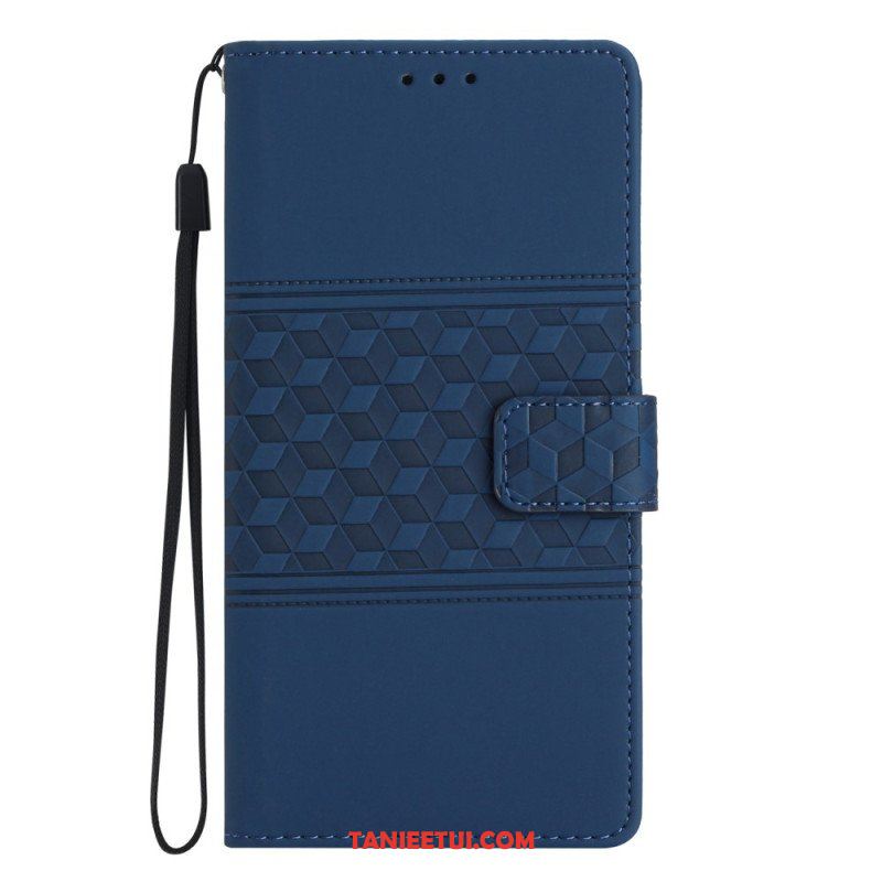 Etui Folio do Oppo Reno 8 Lite Kostki 3d