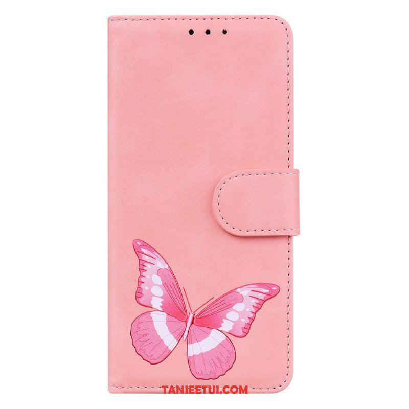 Etui Folio do Oppo Reno 8 Lite Motyl