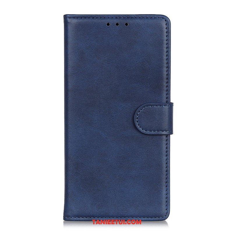 Etui Folio do Oppo Reno 8 Lite Styl Matowej Skóry