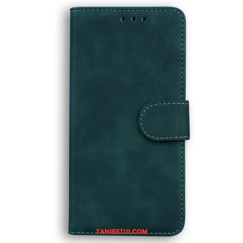 Etui Folio do Oppo Reno 8 Pro Skórzany Efekt Couture