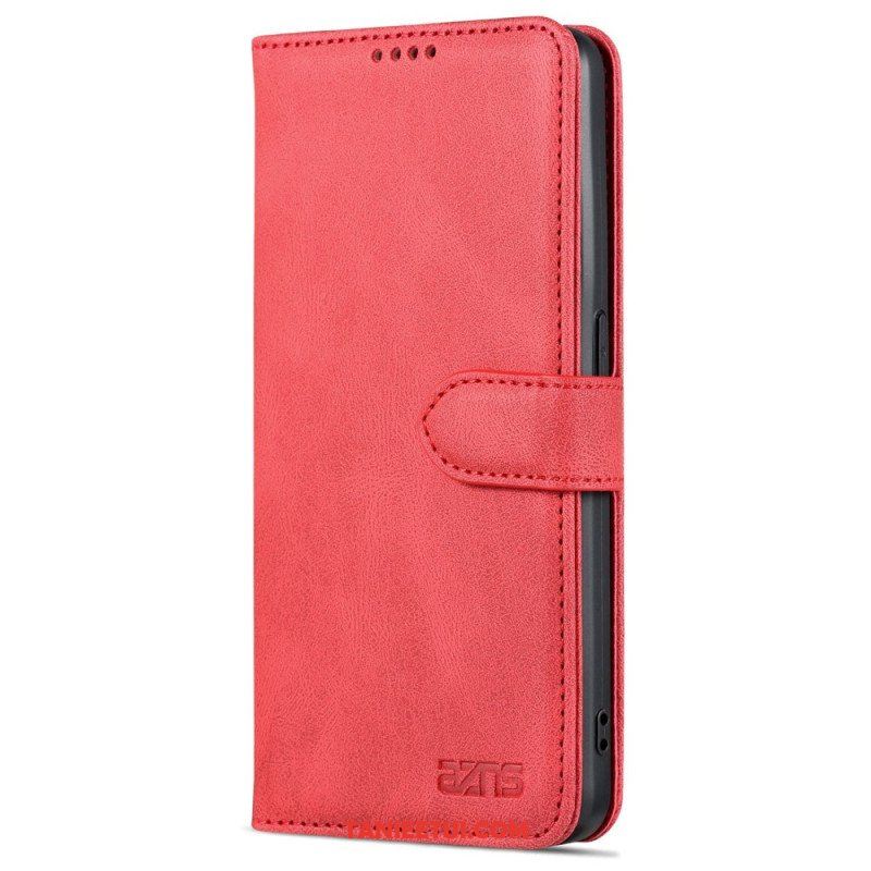 Etui Folio do Oppo Reno 8 Pro Skórzany Efekt Vintage Azns