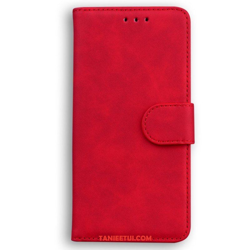 Etui Folio do Oppo Reno 8 Skórzany Efekt Couture